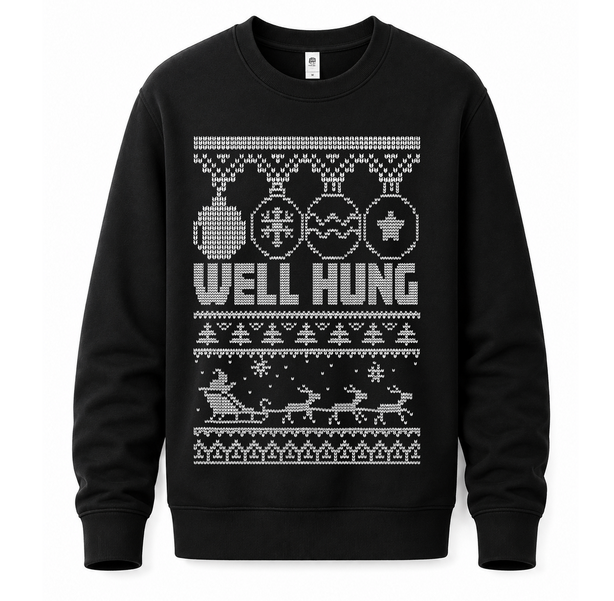 H.D Well Hung – Funny Christmas Jumper