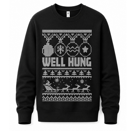 H.D Well Hung – Funny Christmas Jumper