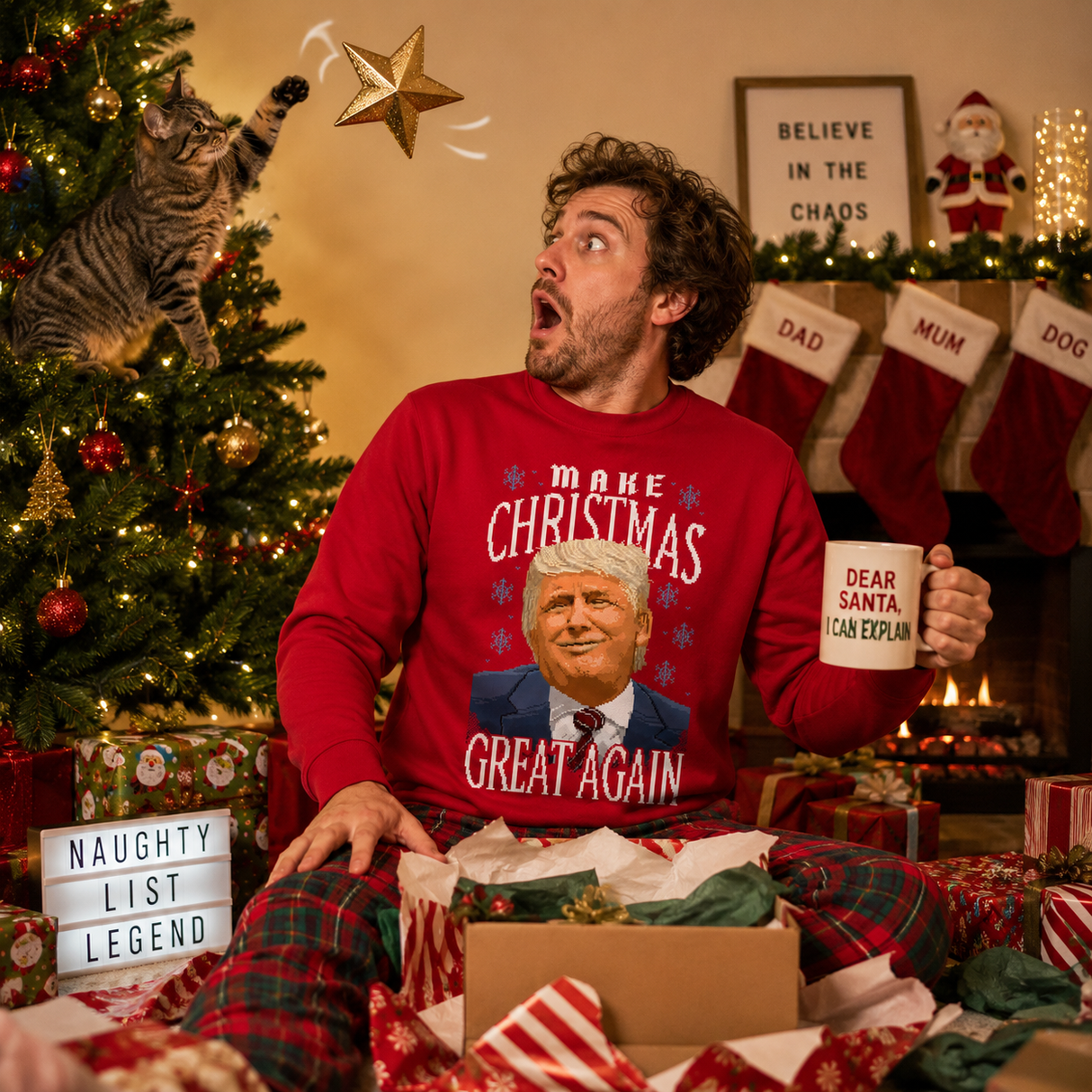 H.D TrumpMas – Funny Christmas Jumper
