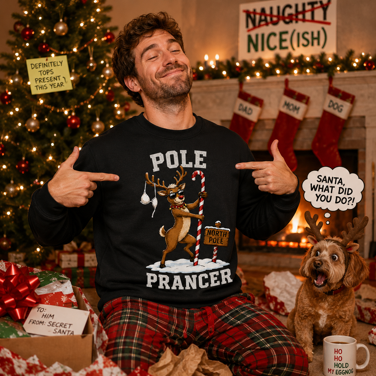 H.D Prancer – Funny Christmas Jumper