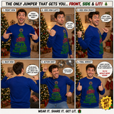 H.D Get Lit – Funny Christmas Jumper