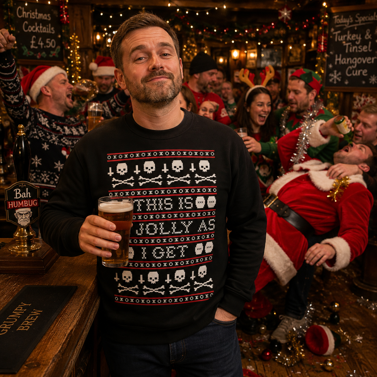 H.D Jolly  – Funny Christmas Jumper