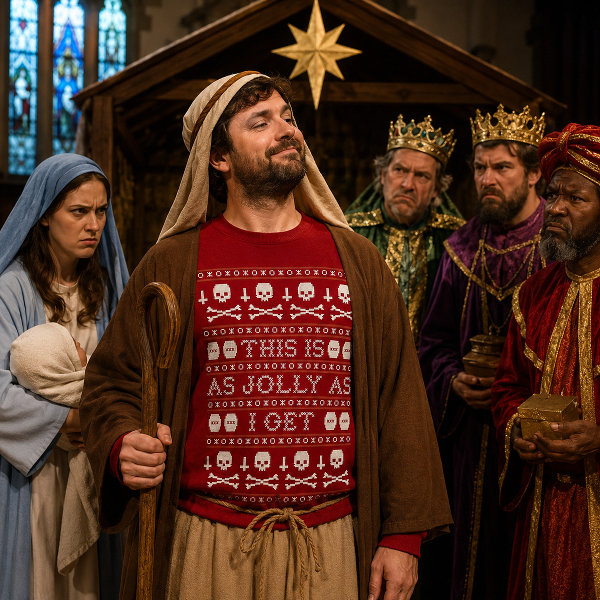 H.D Jolly  – Funny Christmas Jumper
