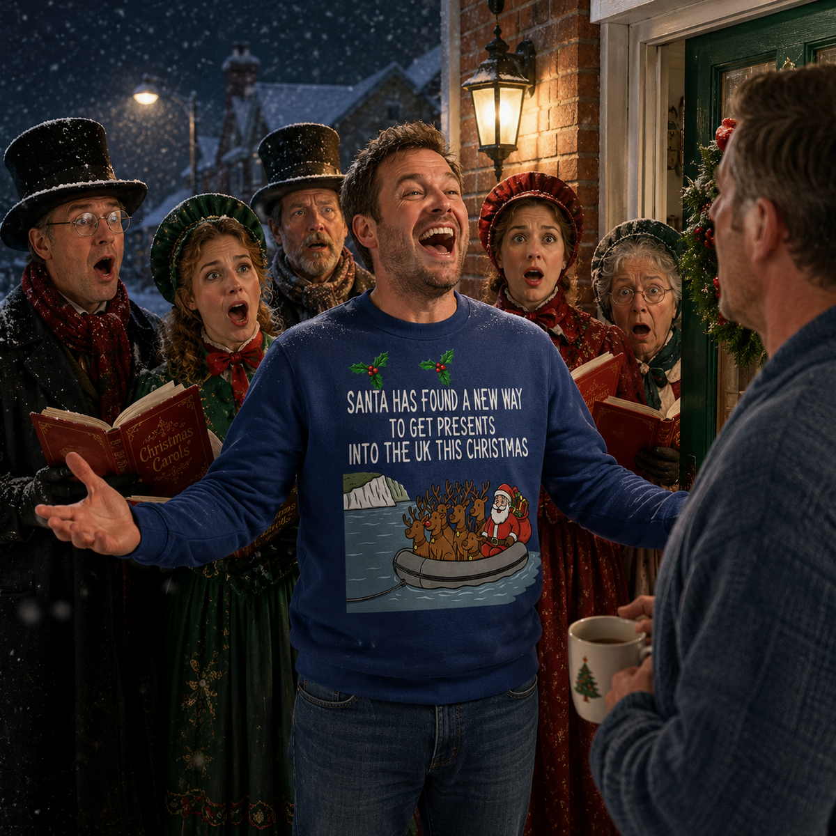 H.D Smugglerclause – Funny Christmas Jumper