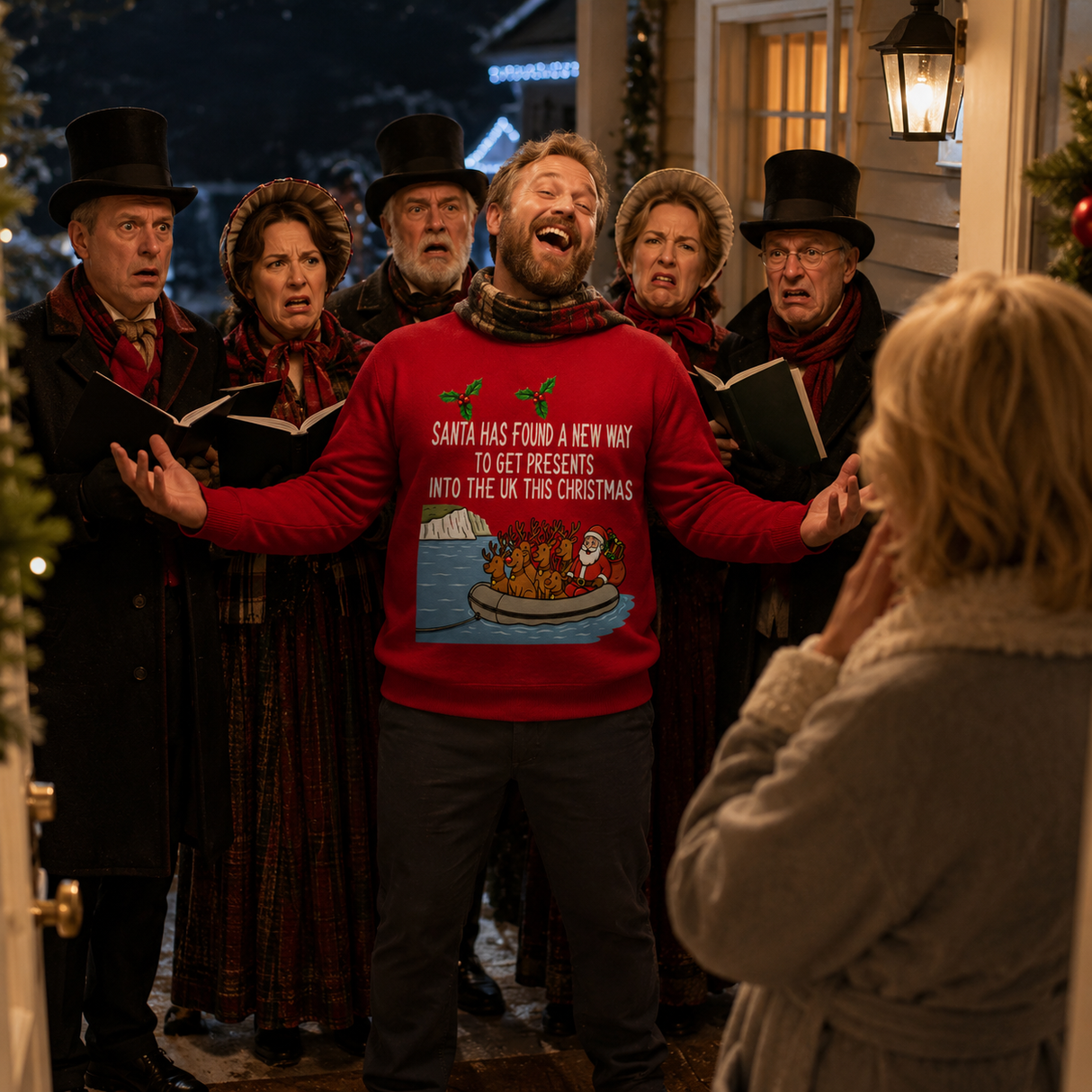 H.D Smugglerclause – Funny Christmas Jumper