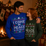 H.D Come In Peace (HIS) – Funny Christmas Jumper