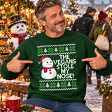 H.D Veganism - Funny Christmas Jumper