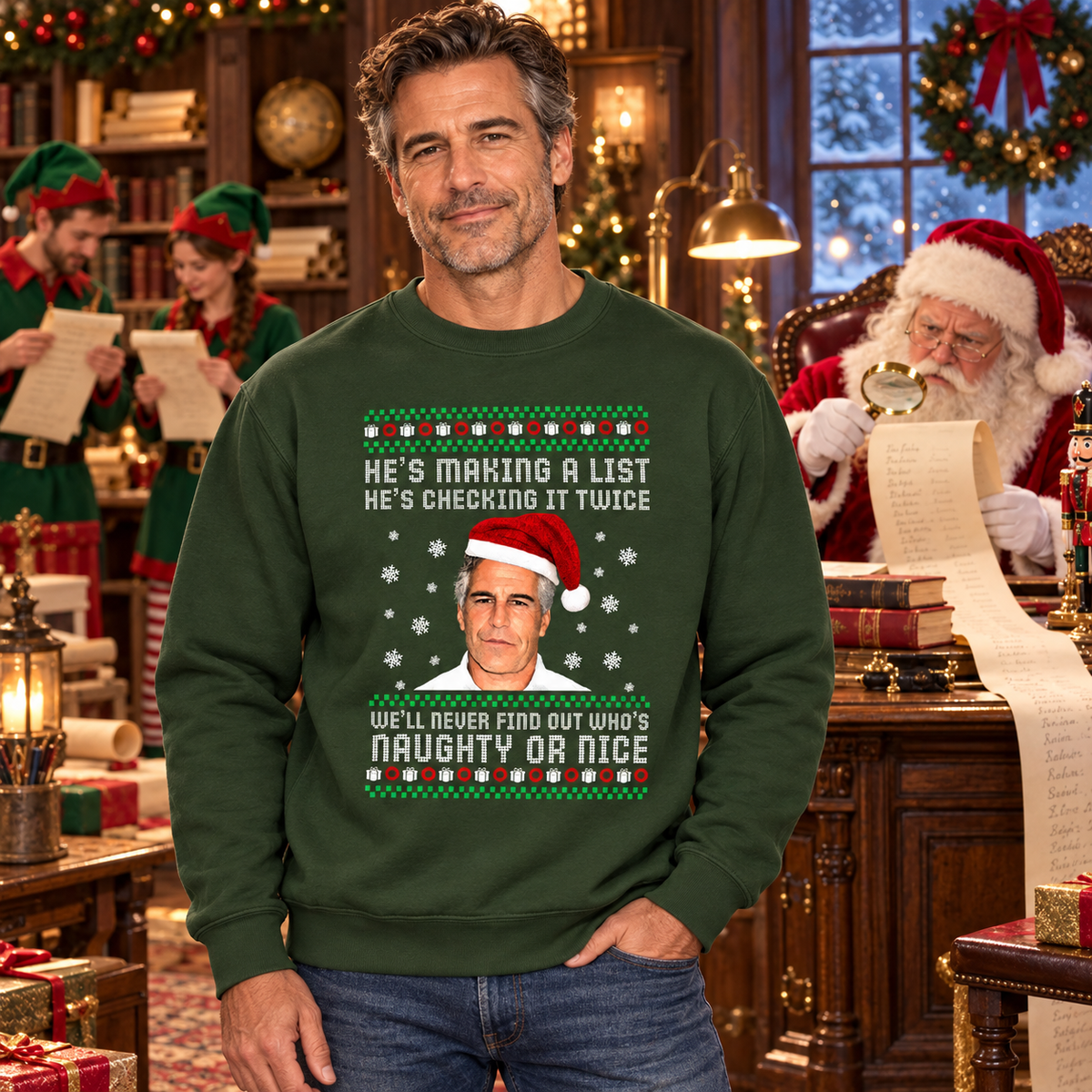 H.D Epsmas - Funny Christmas Jumper