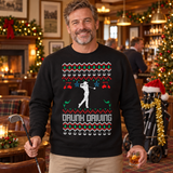H.D Golfmas - Funny Christmas Jumper