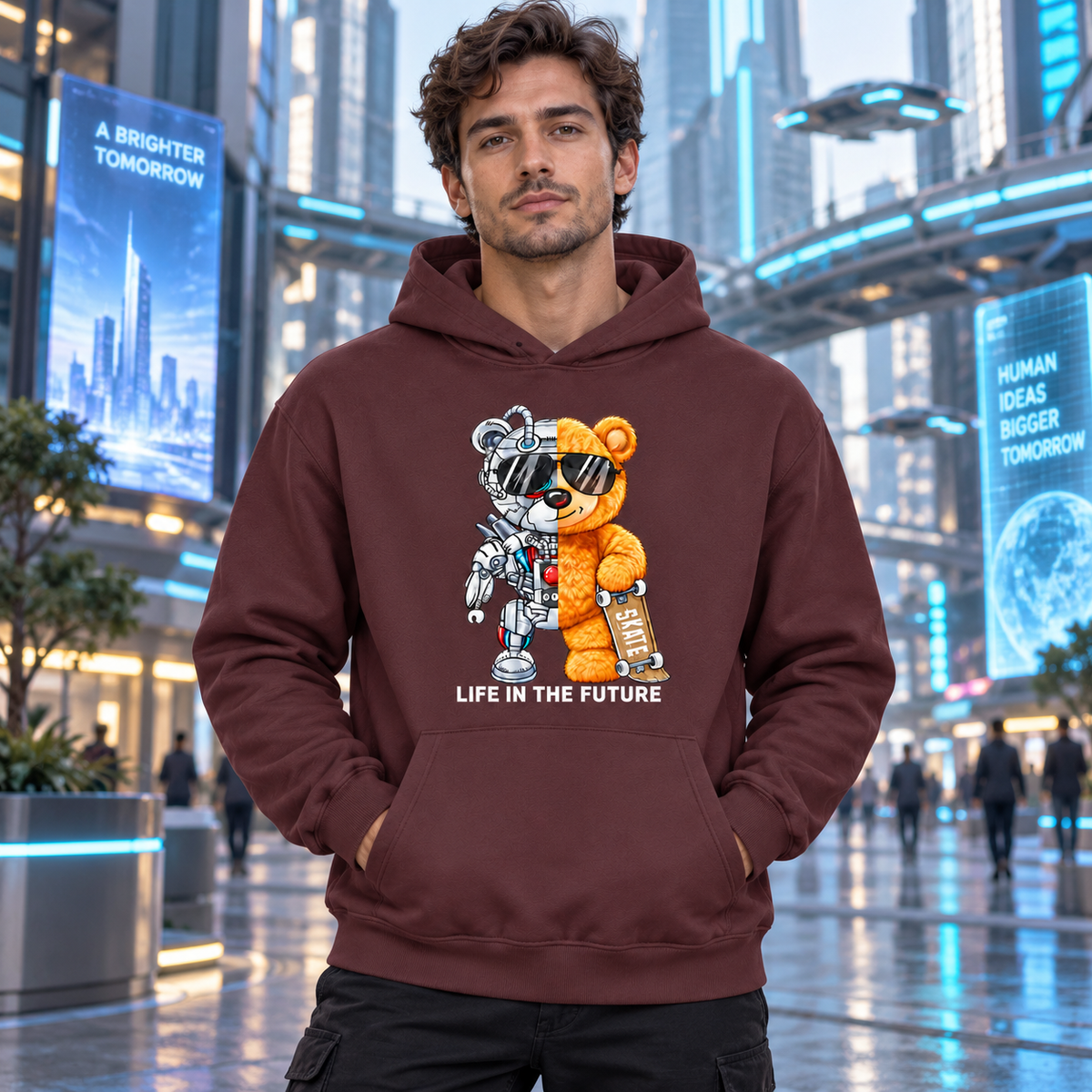 H.D Cyborg Hoodie