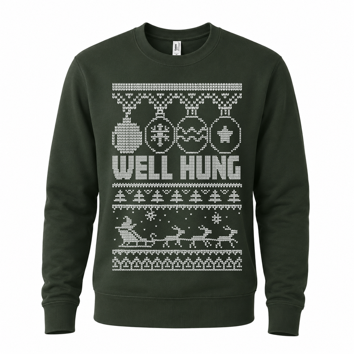 H.D Well Hung – Funny Christmas Jumper