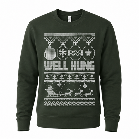 H.D Well Hung – Funny Christmas Jumper