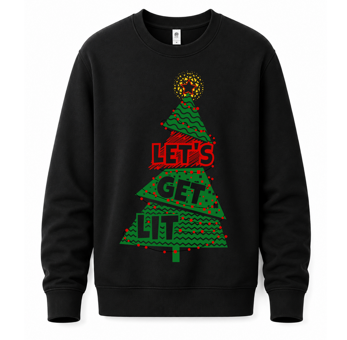 H.D Get Lit – Funny Christmas Jumper