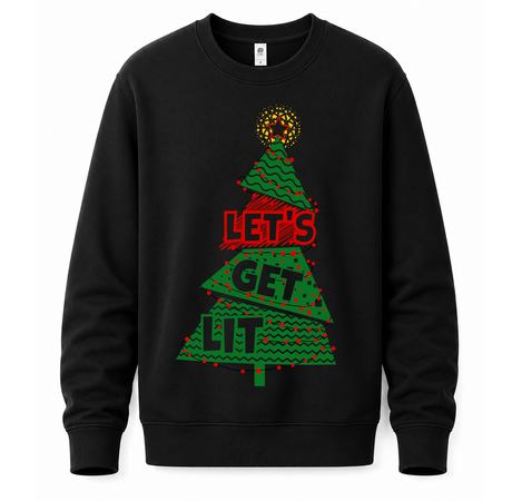 H.D Get Lit – Funny Christmas Jumper