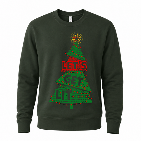 H.D Get Lit – Funny Christmas Jumper