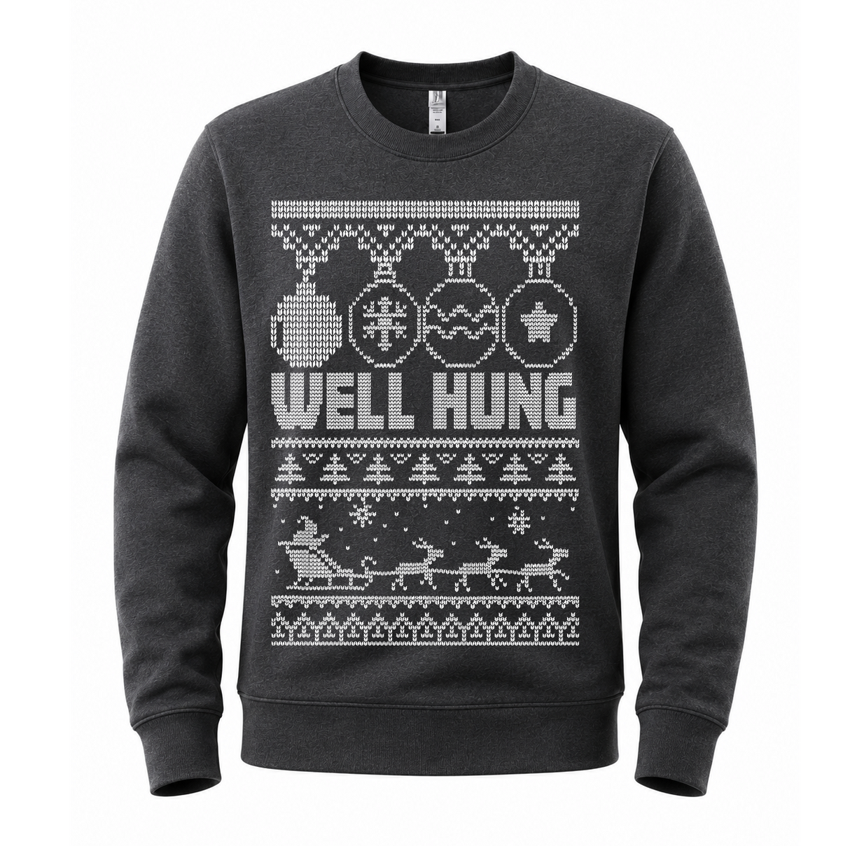 H.D Well Hung – Funny Christmas Jumper