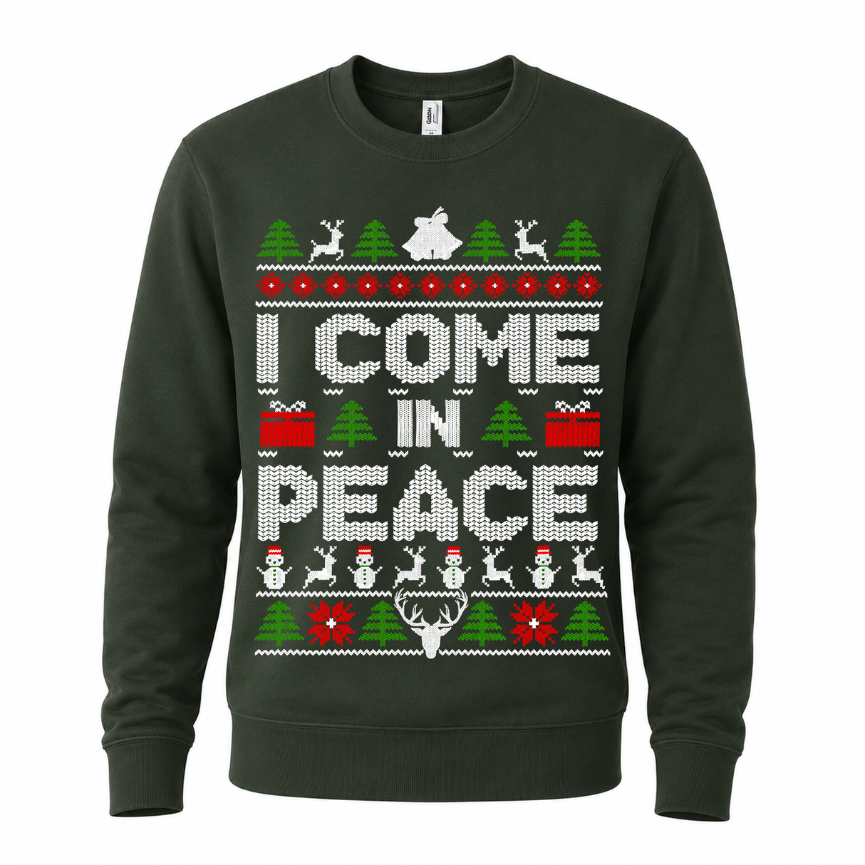 H.D Come In Peace (HIS) – Funny Christmas Jumper