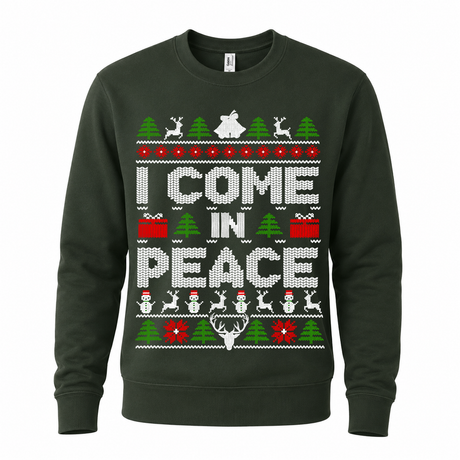 H.D Come In Peace (HIS) – Funny Christmas Jumper
