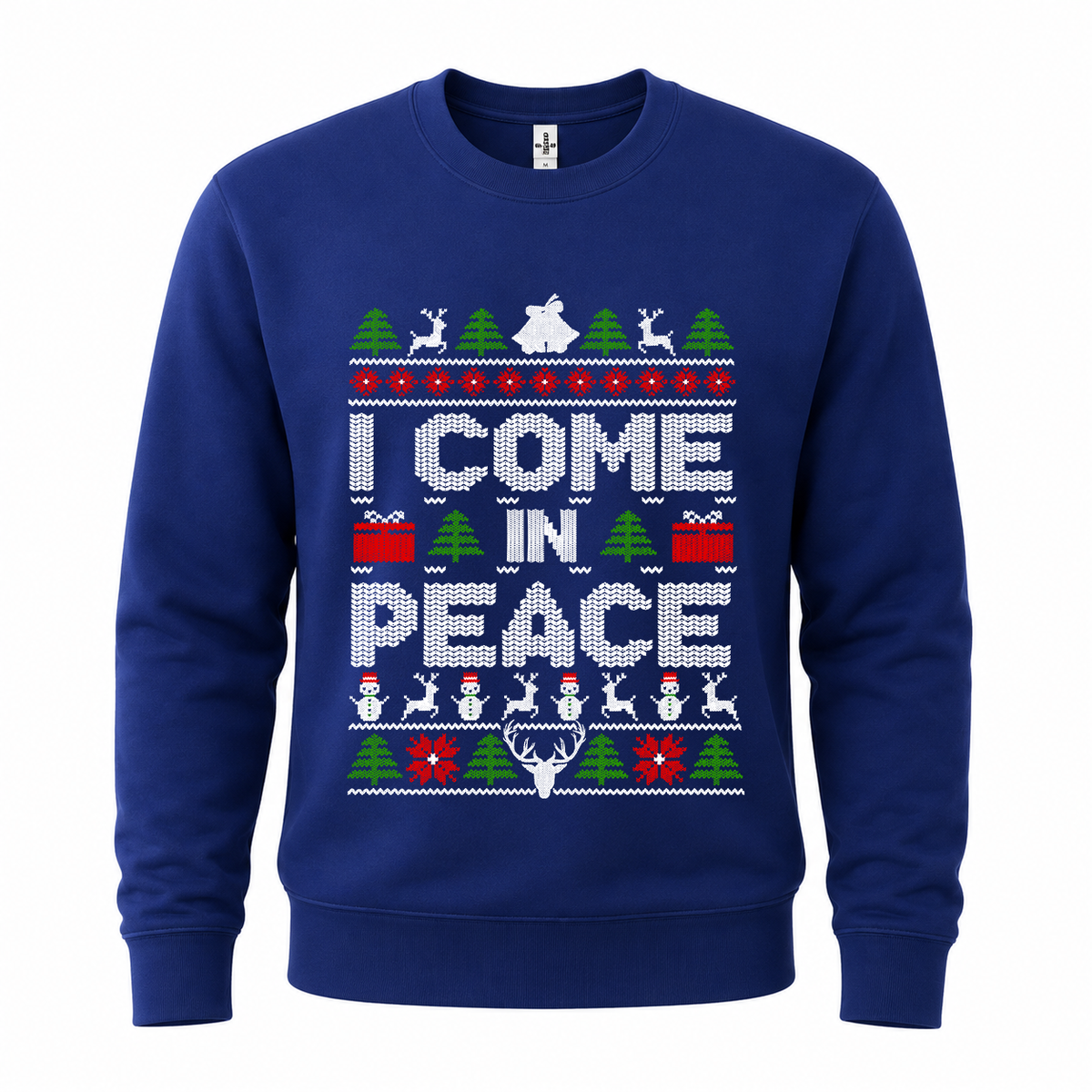 H.D Come In Peace (HIS) – Funny Christmas Jumper