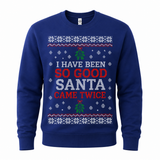 H.D Santa Came Twice (HERS) – Funny Christmas Jumper