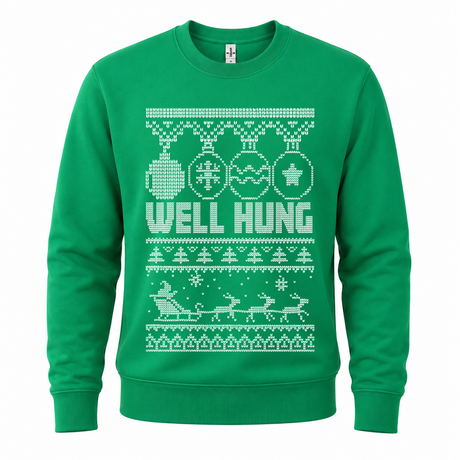 H.D Well Hung – Funny Christmas Jumper