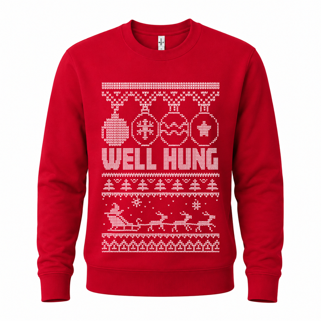 H.D Well Hung – Funny Christmas Jumper