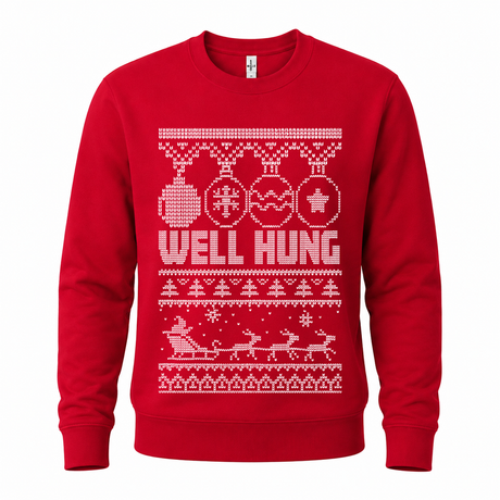 H.D Well Hung – Funny Christmas Jumper