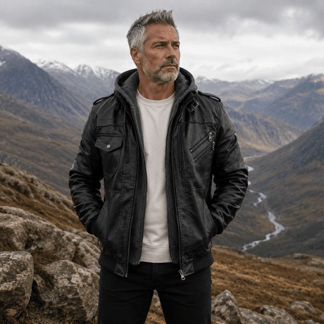 H.D Anarchy Leather Jacket - Handsome Dans