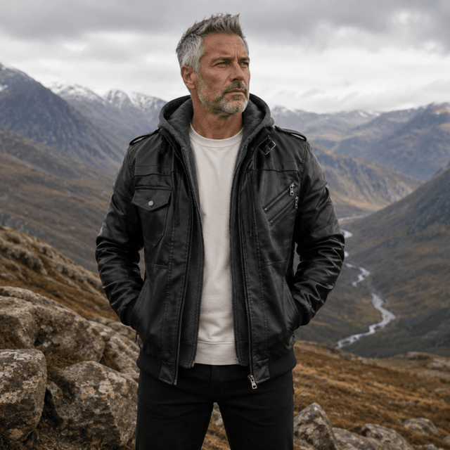 H.D Anarchy Leather Jacket - Handsome Dans