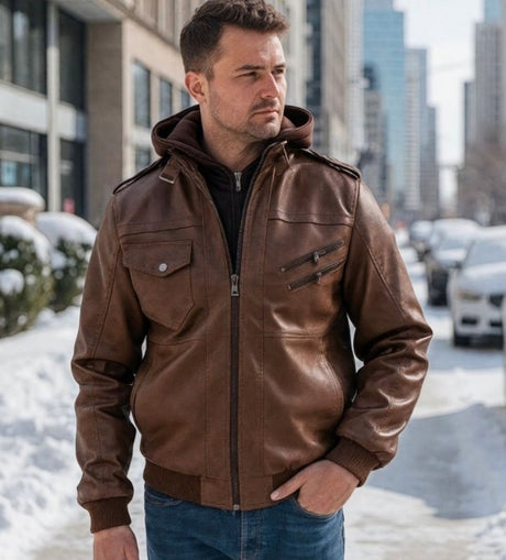 H.D Anarchy Leather Jacket - Handsome Dans