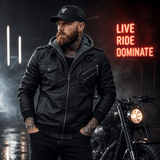 H.D Anarchy Leather Jacket - Handsome Dans