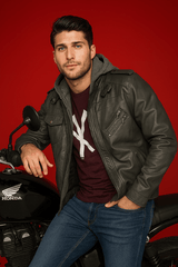 H.D Anarchy Leather Jacket - Handsome Dans