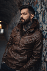 H.D Anarchy Leather Jacket - Handsome Dans