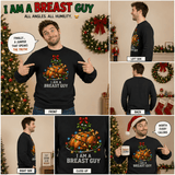 H.D Breast Guy – Funny Christmas Jumper - Handsome Dans