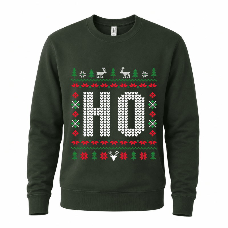 H.D Christmas Ho (HER)– Funny Christmas Jumper - Handsome Dans