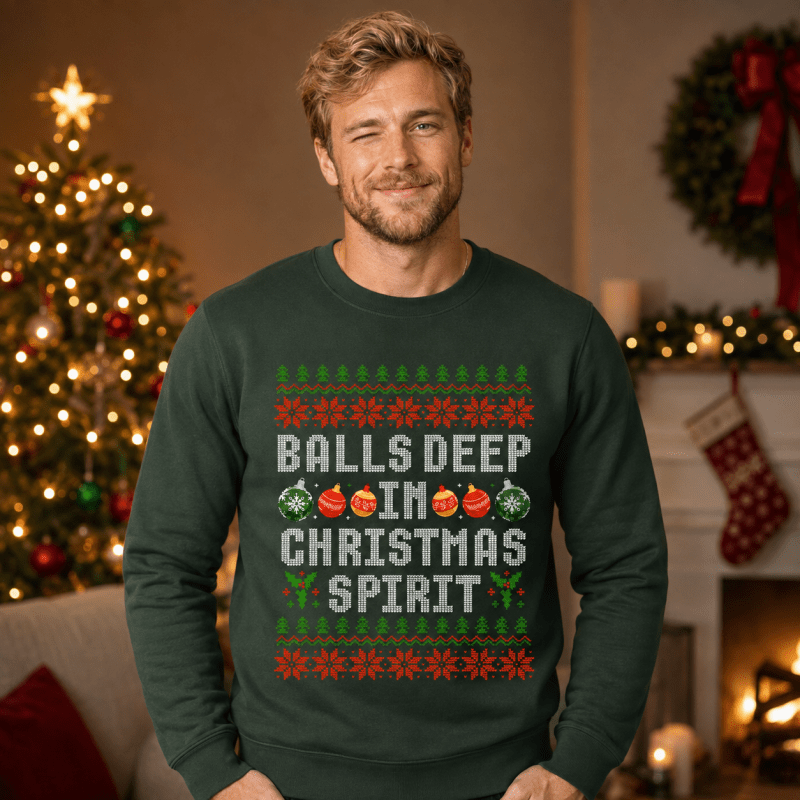 H.D Christmas Spirit (HIM)– Funny Christmas Jumper - Handsome Dans