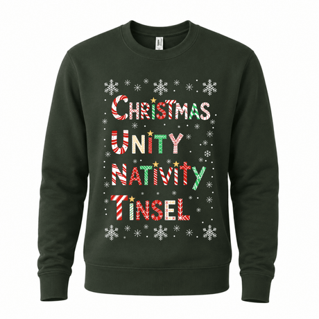 HD Christmas Unity – Funny Christmas Jumper - Handsome Dans