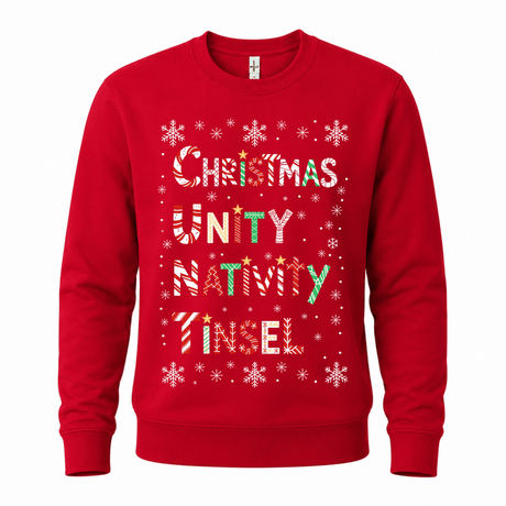 HD Christmas Unity – Funny Christmas Jumper - Handsome Dans