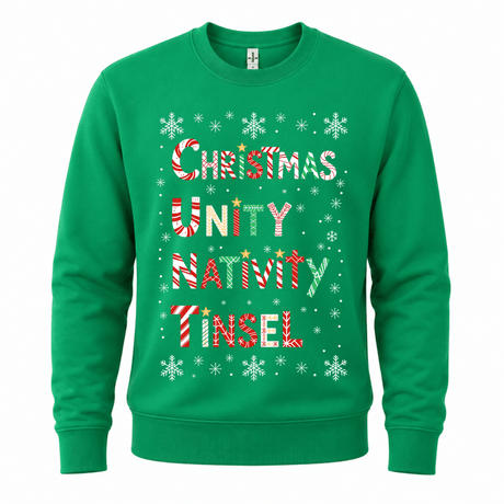 HD Christmas Unity – Funny Christmas Jumper - Handsome Dans
