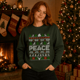 H.D Come In Peace (HERS) – Funny Christmas Jumper - Handsome Dans