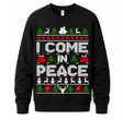 H.D Come In Peace (HIS) – Funny Christmas Jumper - Handsome Dans