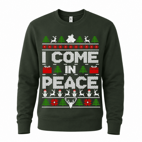 H.D Come In Peace (HIS) – Funny Christmas Jumper - Handsome Dans