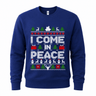H.D Come In Peace (HIS) – Funny Christmas Jumper - Handsome Dans