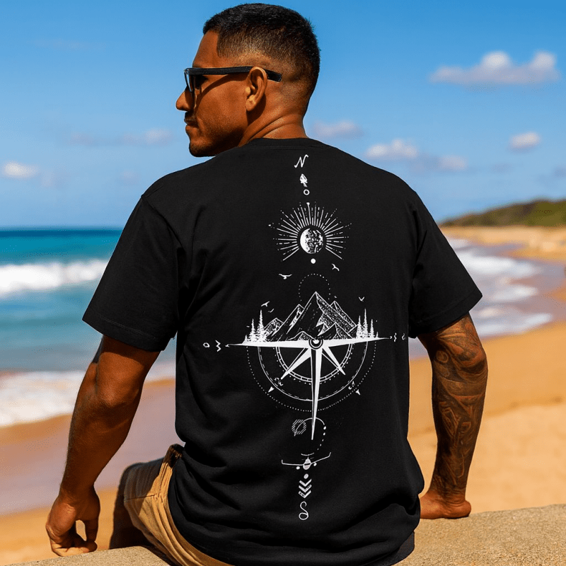 H.D Compass T-Shirt - Handsome Dans