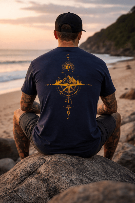 H.D Compass T-Shirt - Handsome Dans