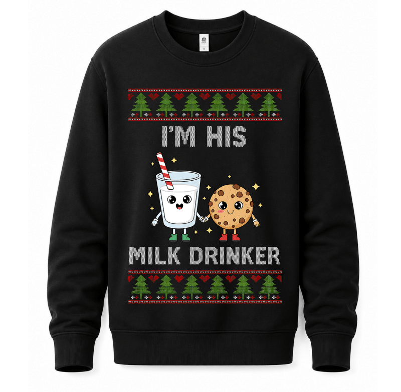 H.D Cookies & Milk (HER)– Funny Christmas Jumper - Handsome Dans