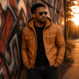 H.D Crypto Leather Jacket - Handsome Dans