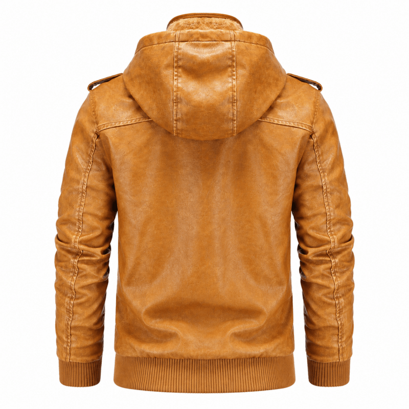 H.D Crypto Leather Jacket - Handsome Dans