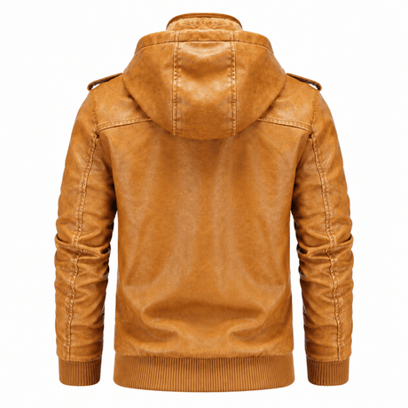 H.D Crypto Leather Jacket - Handsome Dans
