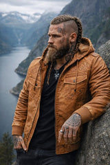 H.D Crypto Leather Jacket - Handsome Dans